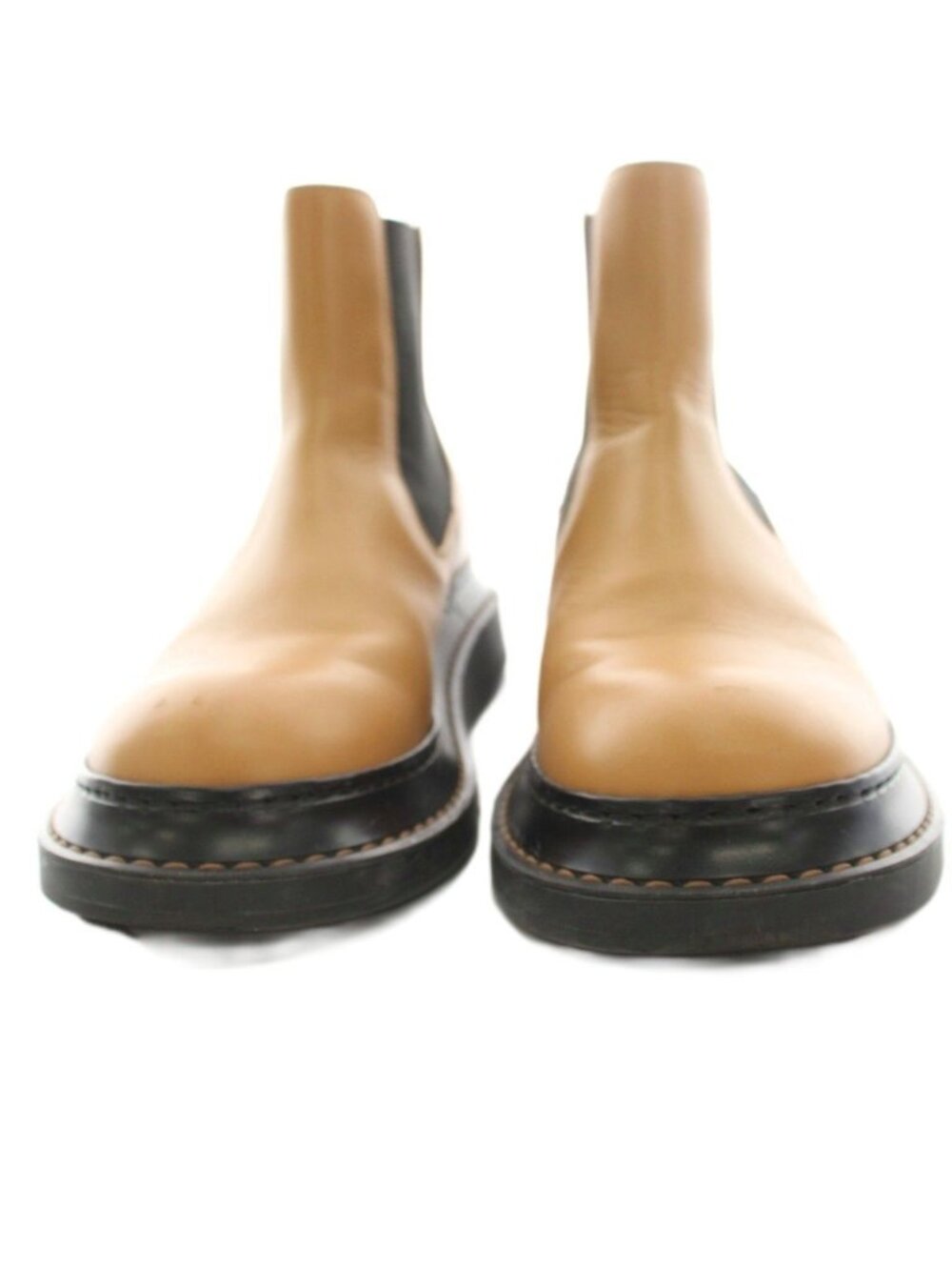 Loewe Leather Chelsea Boots Side Gore 37 Brown - Picture 3 of 8